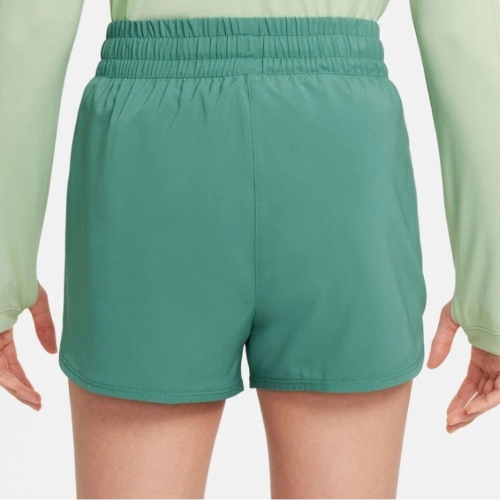 Nike Girls' Dri-FIT One High-Waisted Woven Training Shorts Size Large - Picture 2 of 11